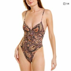 Montce Meg Dainty Paisley One-Piece Swimsuit NWT